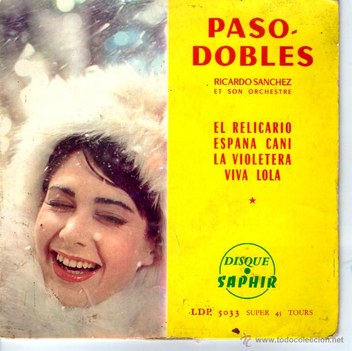 Discos de vinilo: RICARDO SANCHEZ  PASODOBLES - Foto 1