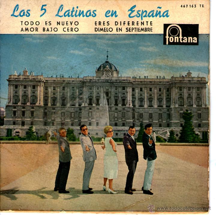Discos de vinilo: LOS 5 LATINOS EN ESPA&Ntilde;A - Foto 1