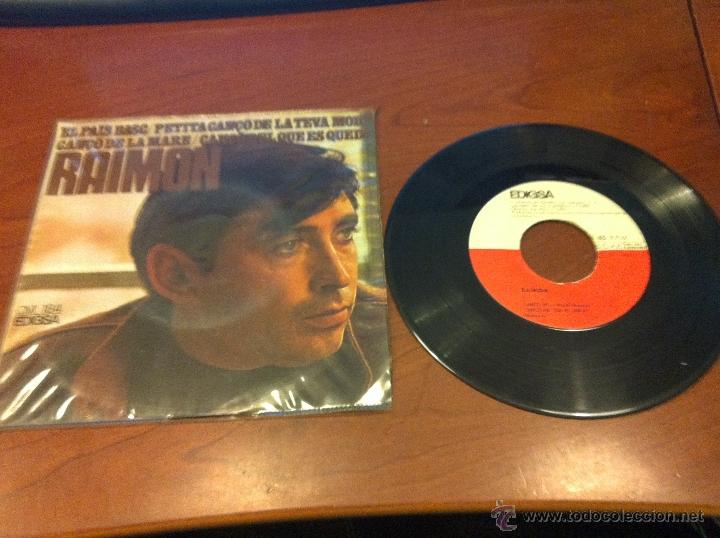 Discos de vinilo: Raimon - El pais basc  +3    - EP 1967 - - Foto 1