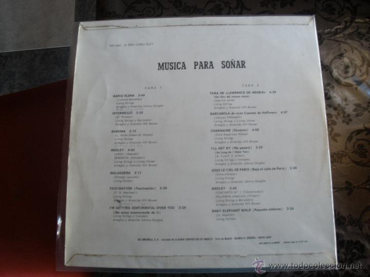 Discos de vinilo: LIVING STRINGS MUSICA PARA SO&Ntilde;AR - Foto 2