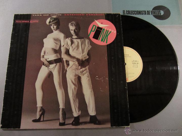 Discos de vinilo: Vicious Pink &ndash; Take Me Now (Extended Version) - LP ODEON 1985 VINILO - Foto 1