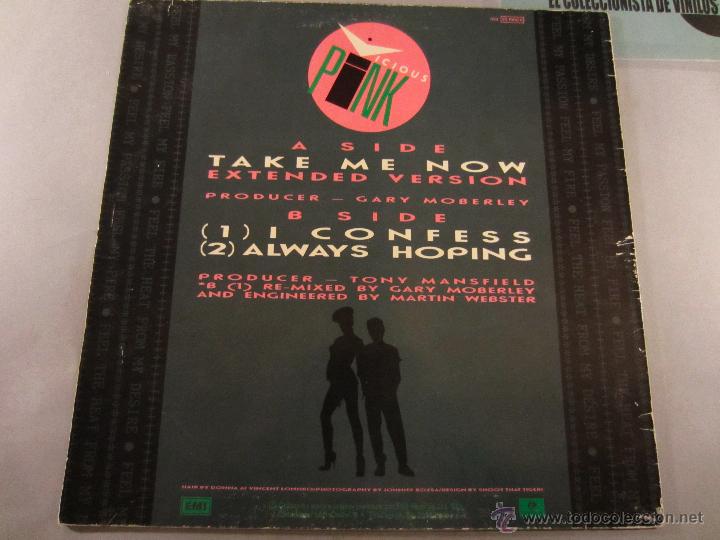 Discos de vinilo: Vicious Pink &ndash; Take Me Now (Extended Version) - LP ODEON 1985 VINILO - Foto 9