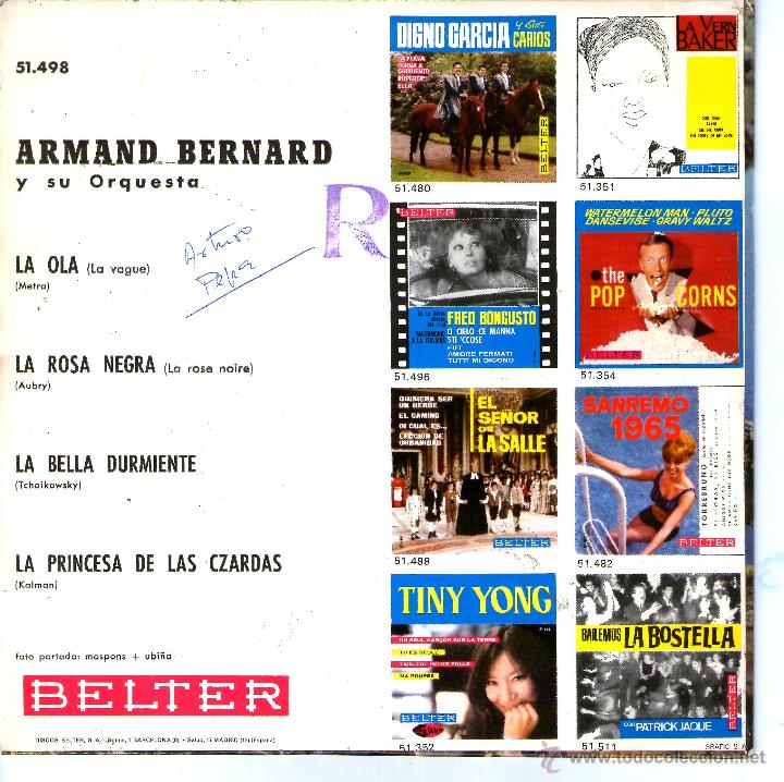 Discos de vinilo: ARMAND BERNARD - Foto 2
