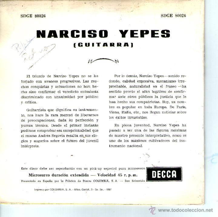 Discos de vinilo: Narciso Yepes - Foto 2