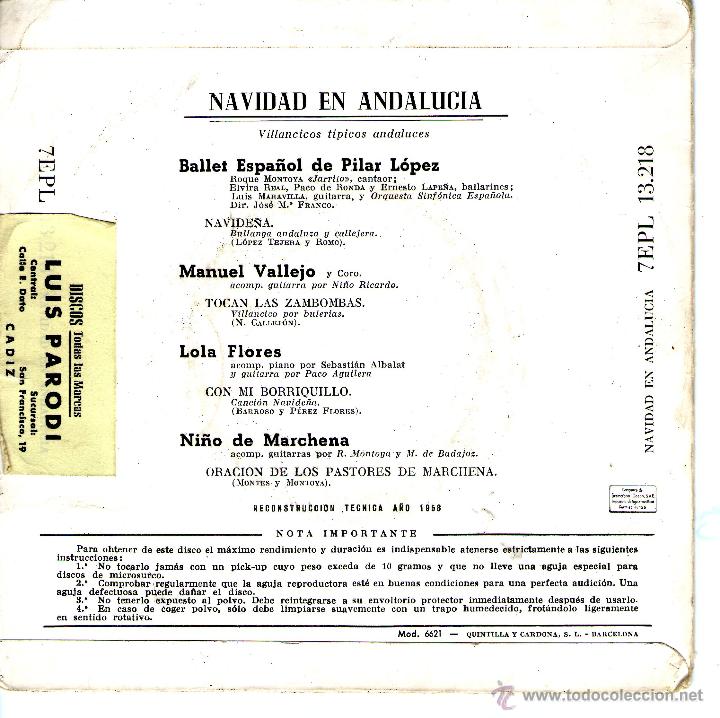 Discos de vinilo: NAVIDAD EN ANDALUC&Iacute;A - Foto 2