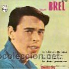 Discos de vinilo: JACQUES BREL EP SELLO PHILIPS AÑO 1960