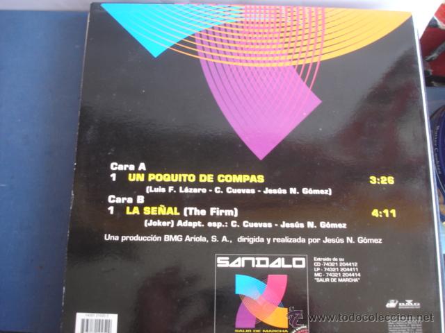 Discos de vinilo: SANDALO UN POQUITO DE COMPAS - Foto 2