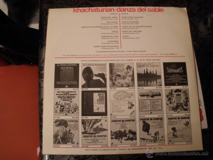 Discos de vinilo: KHACHATURIAN DANZA DEL SABLE - Foto 2
