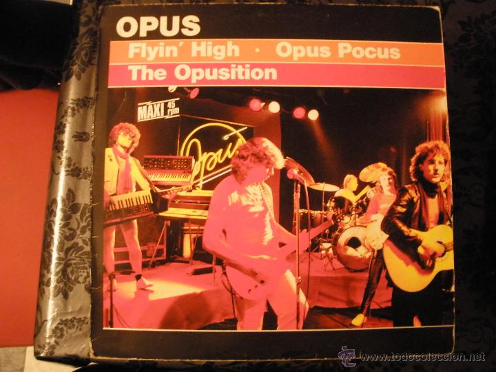 Discos de vinilo: Opus - Flyin High / Opus Pocus / The Opusition - MaxiSingle - Foto 1
