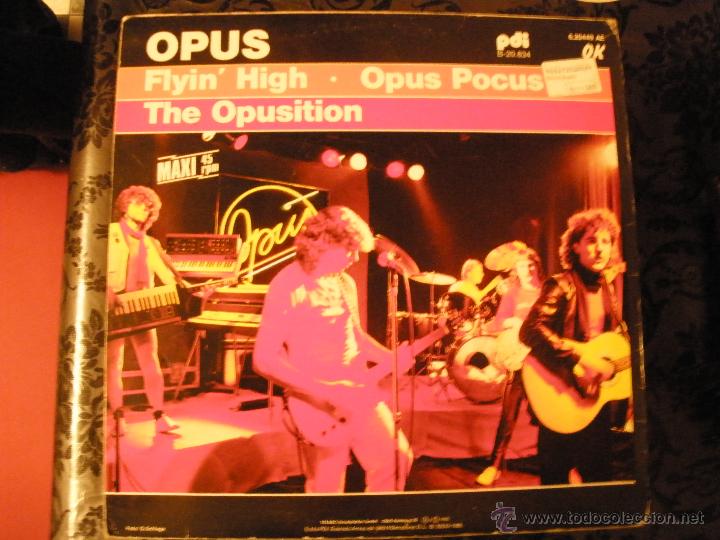 Discos de vinilo: Opus - Flyin High / Opus Pocus / The Opusition - MaxiSingle - Foto 2