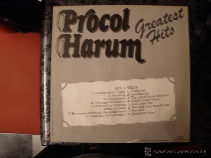 Discos de vinilo: PROCOL HARUM GREATEST HITS - Foto 2