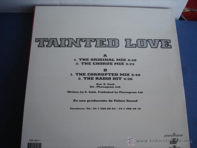 Discos de vinilo: SE&Ntilde;OR X TAINTED LOVE - Foto 2