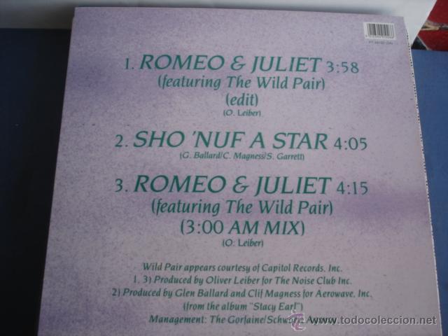 Discos de vinilo: STACY EARL   ROMEO & JULIET - Foto 2
