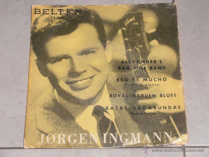 Discos de vinilo: JORGEN INGMANN - ALEXANDERS RAG TIME BAND - BELTER - EP - Foto 1