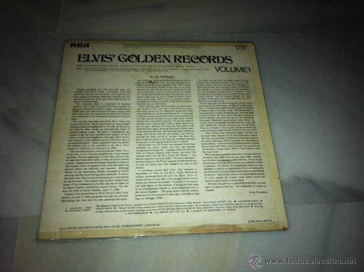 Discos de vinilo: ELVIS GOLDEN RECORDS - Foto 2