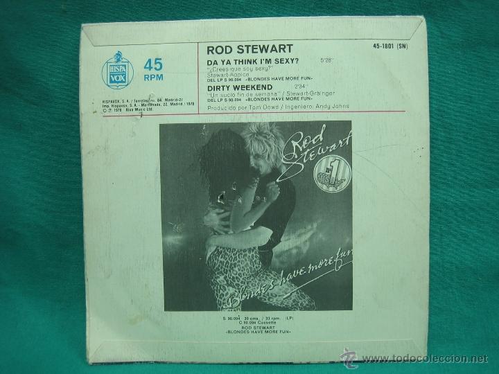 Discos de vinilo: Singles Rod Stewart 1978 - Foto 4