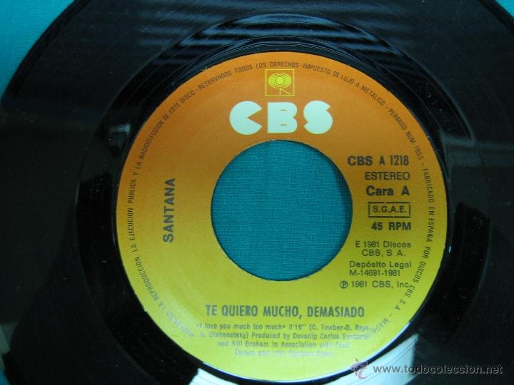 Discos de vinilo: Singles SANTANA 1981 - Foto 3