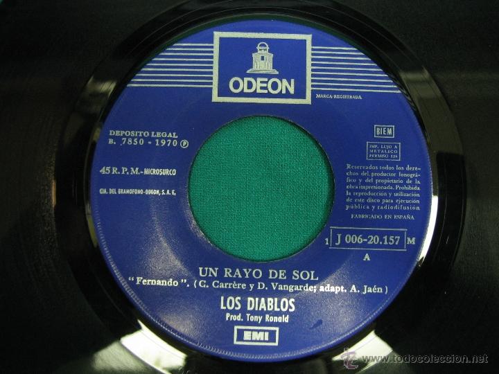 Discos de vinilo: Singles LOS DIABLOS 1970 - Foto 3