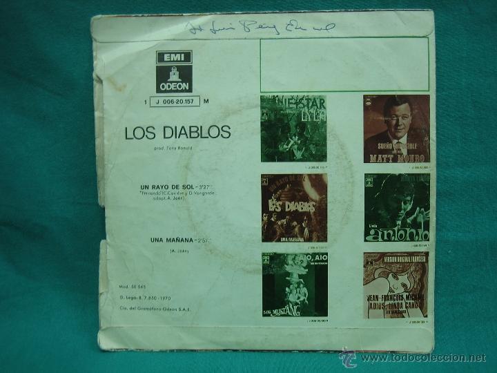 Discos de vinilo: Singles LOS DIABLOS 1970 - Foto 4