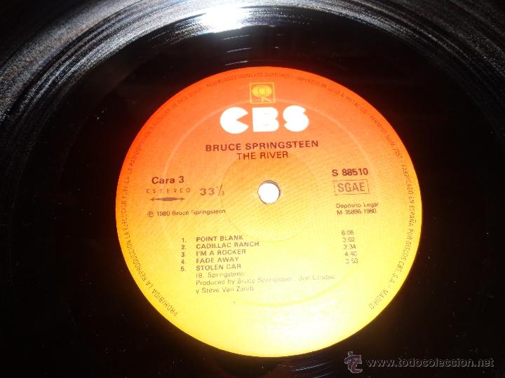 Discos de vinilo: BRUCE SPRINGSTEEN THE RIVER DISCO DOBLE - Foto 3