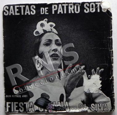 Discos de vinilo: SAETAS DE PATRO SOTO - MARTINETE - DISCO DE VINILO 45 RPM - SEMANA SANTA RELIGI&Oacute;N - CANTE - DIF&Iacute;CIL