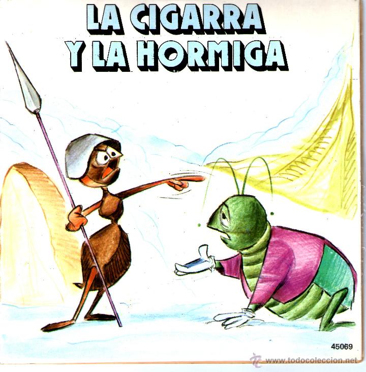 Discos de vinilo: LA CIGARRA Y LA HORMIGA - Foto 1