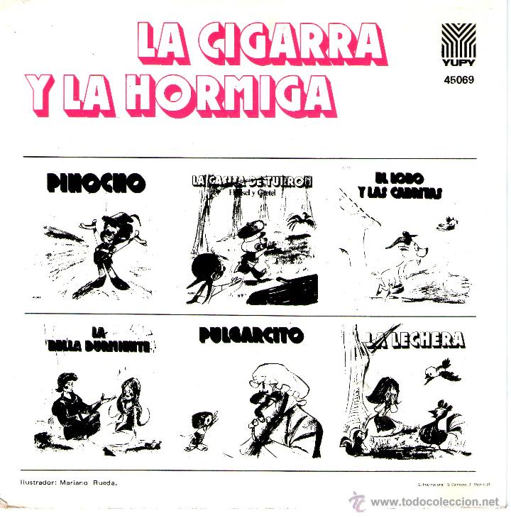 Discos de vinilo: LA CIGARRA Y LA HORMIGA - Foto 2