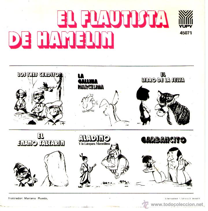 Discos de vinilo: EL FLAUTISTA DE HAMELIN - Foto 2