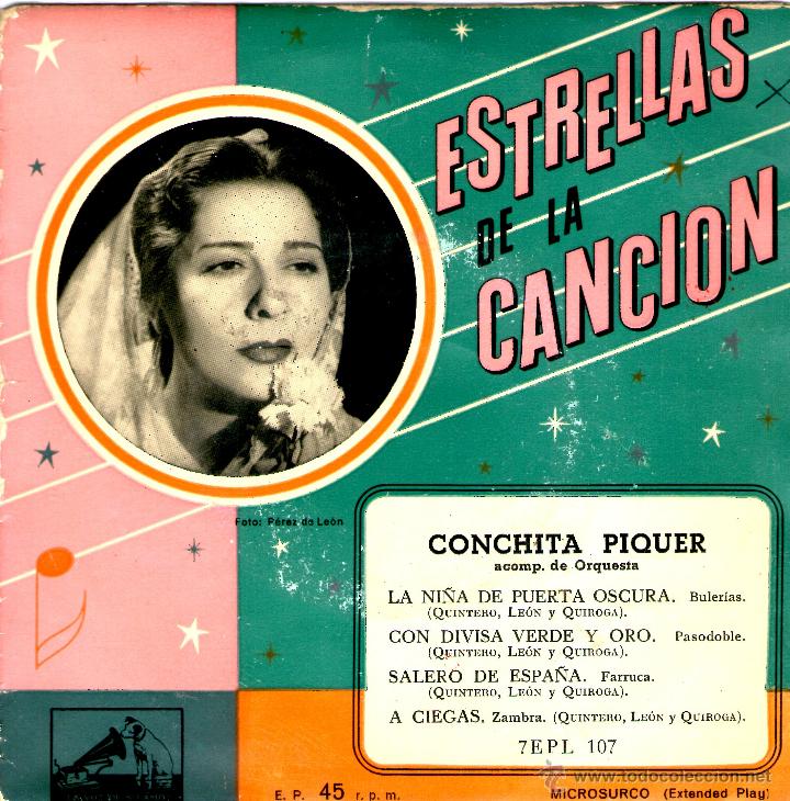 Discos de vinilo: ESTRELLAS DE LA CANCION CONCHITA PIQUER - Foto 1