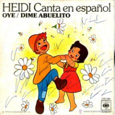 Discos de vinilo: HEIDI CANTADA EN ESPAÑOL. Lote 40570767