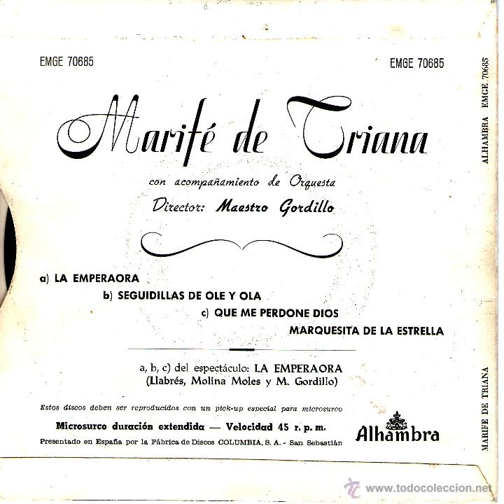 Discos de vinilo: MARIFE DE TRIANA - Foto 2