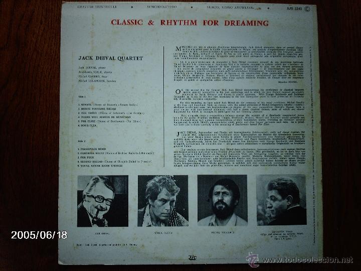 Discos de vinilo: jack dieval quartet  -  classic & rhythm for dreaming - Foto 3
