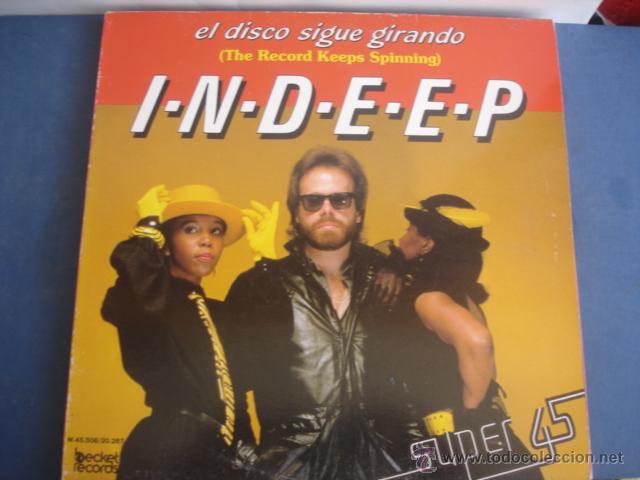 Discos de vinilo: INDEEP THE RECORD KEEPS SPINNING - Foto 1