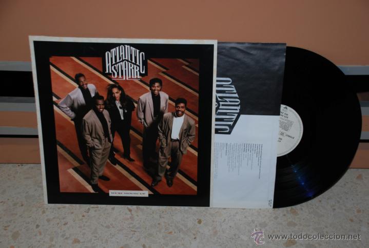 Discos de vinilo: DISCO VINILO ATLANTIC STARR   WERE MOVIN UP - Foto 3