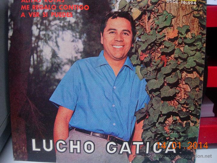 Discos de vinilo: Lucho Gatica EP Perd&oacute;name mi vida - Foto 1