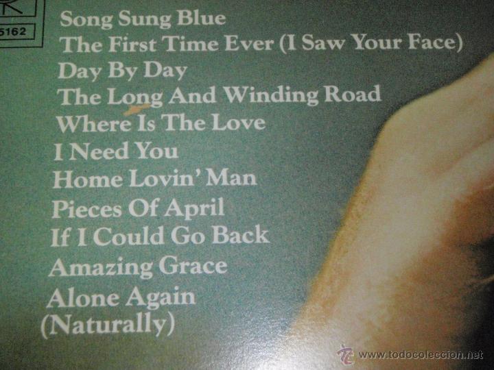 Discos de vinilo: ANDY WILLIAMS  ( ALONE AGAIN NATURALLY )  1972-HOLANDA  LP33  CBS - Foto 3