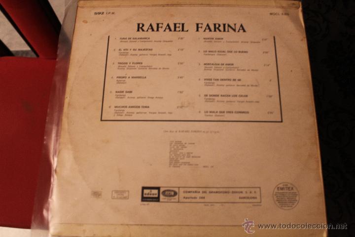 Discos de vinilo: RAFAEL FARINA - Foto 2