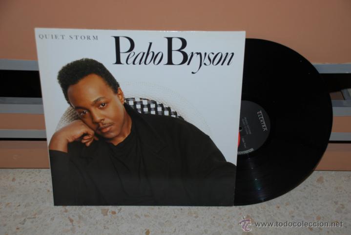 Discos de vinilo: PEABO BRYSON **QUIET STORM** EDICION ALEMANA - Foto 3