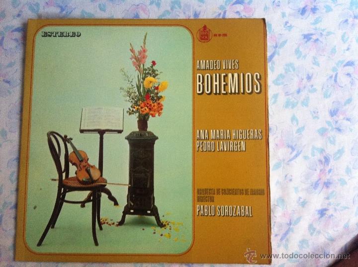 Discos de vinilo: LP AMADEO VIVES-BOHEMIOS - Foto 1