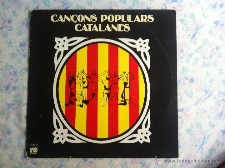 Discos de vinilo: LP CANCONS POPULARS CATALANES - Foto 1