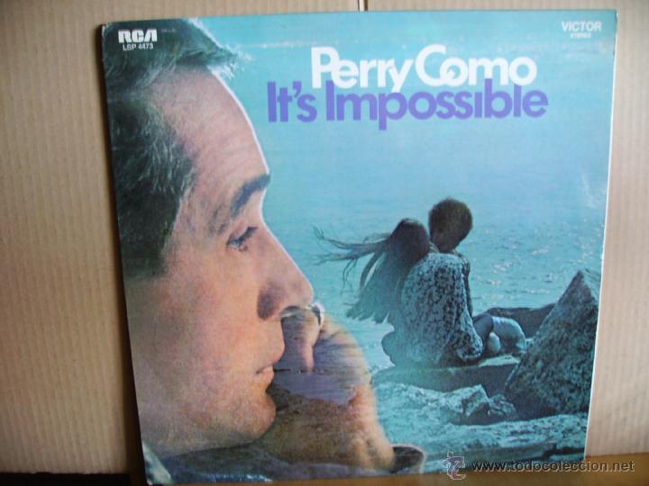 Discos de vinilo: PERRY COMO ----- IT&acute;S IMPOSSIBLE - Foto 1