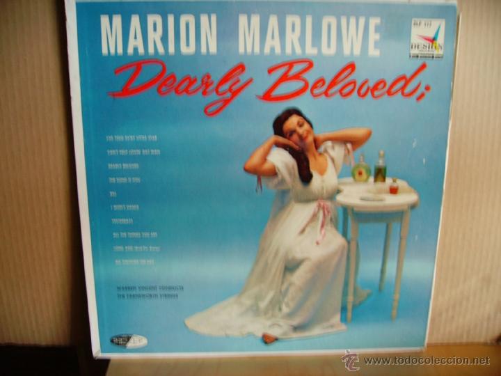 Discos de vinilo: MARION MARLOWE ---- DEARLY BELOVED - Foto 1