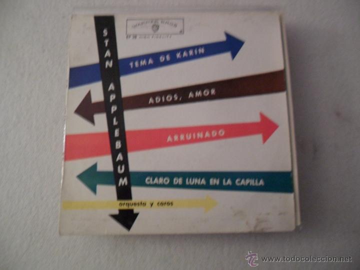 Discos de vinilo: STAN APPLEBAUM - TEMA DE KARIN + 3 EP 1962 - Foto 1
