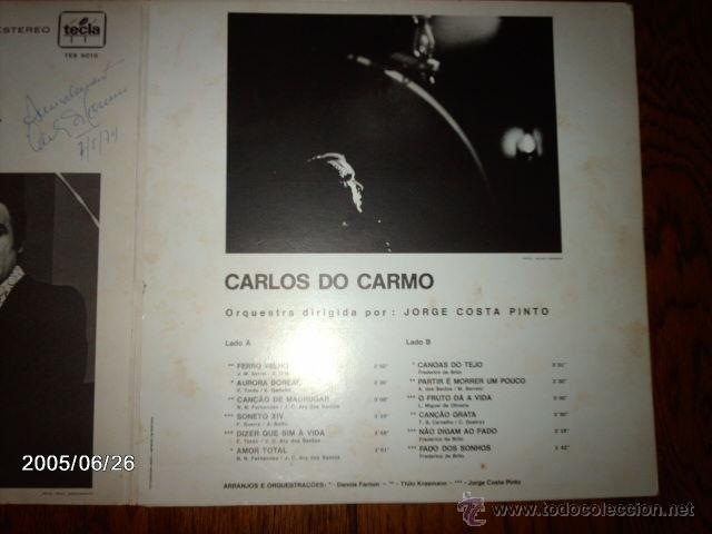 Discos de vinilo: carlos do carmo - Foto 3
