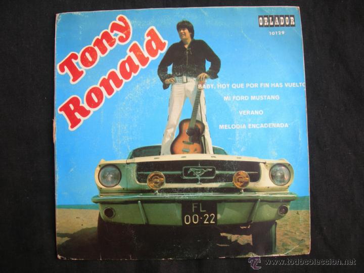 Discos de vinilo: TONY RONALD // MI FORD MUSTANG + 3 // CIRCULO DE LECTORE3S - Foto 1