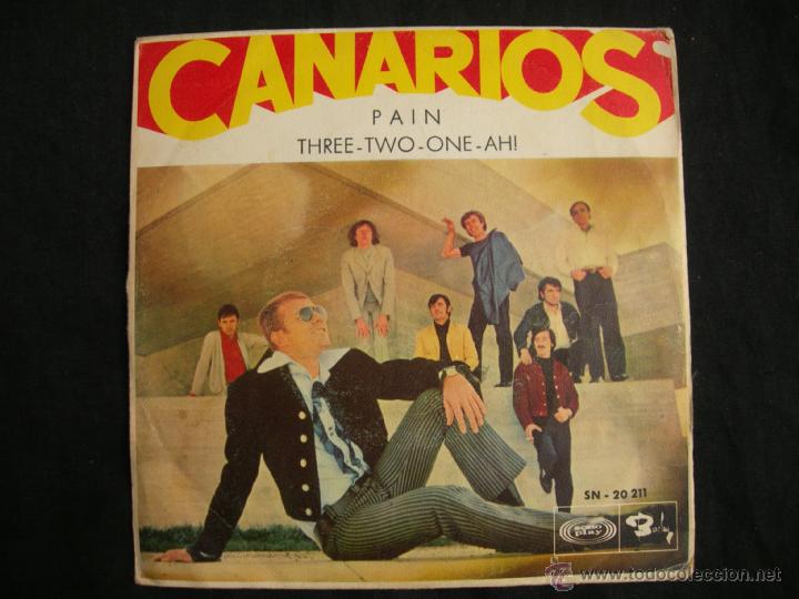 Discos de vinilo: LOS CANARIOS // PAIN // THREE-TWO-ONE-AHI - Foto 1