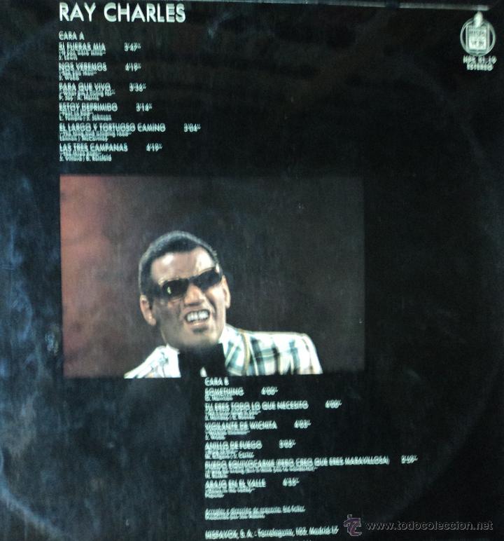 Discos de vinilo: Ray Charles - Something - Edici&oacute;n de 1971 de Espa&ntilde;a - Foto 2