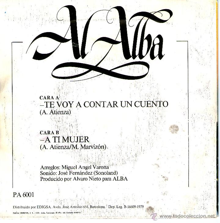 Discos de vinilo: AL ALBA A TI MUJER - Foto 2