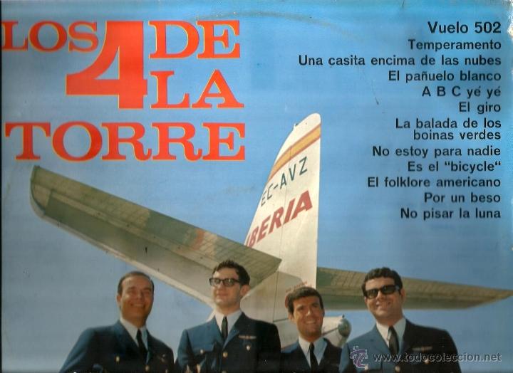 Discos de vinilo: LP LOS 4 DE LA TORRE ( EDITADO EN 1966) - Foto 1