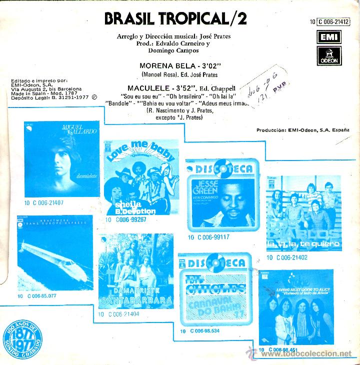 Discos de vinilo: BRASIL TROPICAL 2 - Foto 2